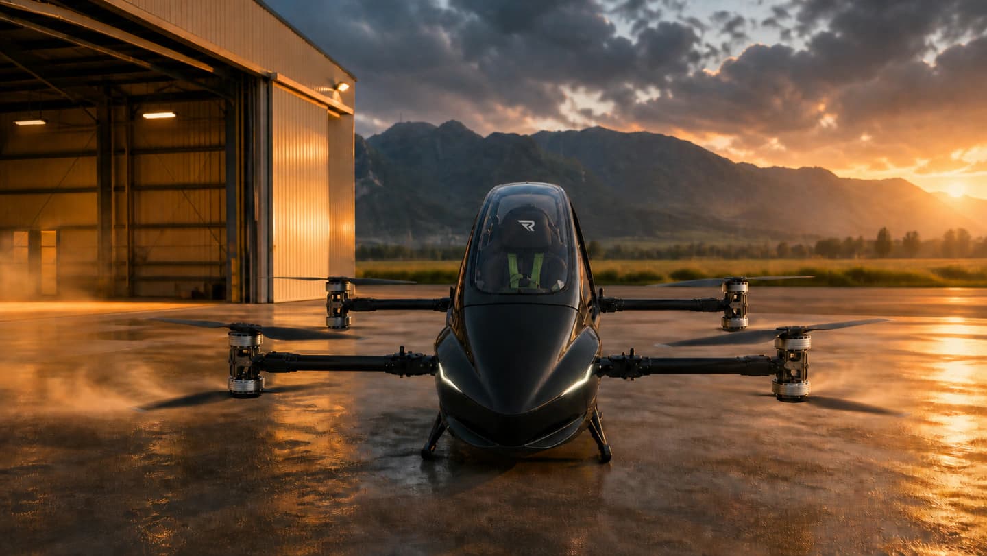 YIVTOL Max Lite personal electric aircraft